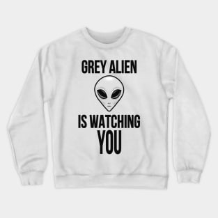 Grey alien Crewneck Sweatshirt